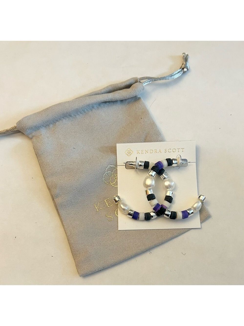 Kendra Scott Hoop Earrings NWT - Picture 6 of 8